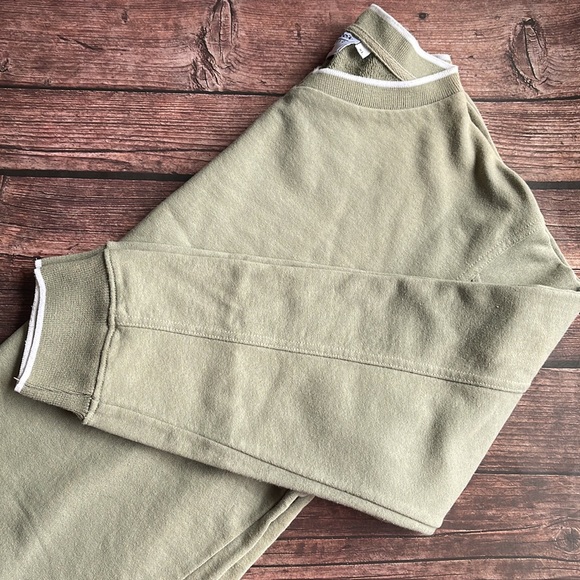 VINTAGE | Reebok Classic v-neck khaki sweater - Picture 3 of 10